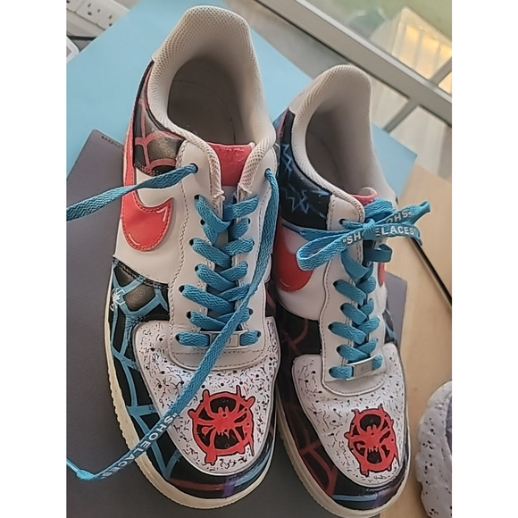 Nike Airforce One Men\'s Spiderman Hand painted Sz 10.5 main image 5